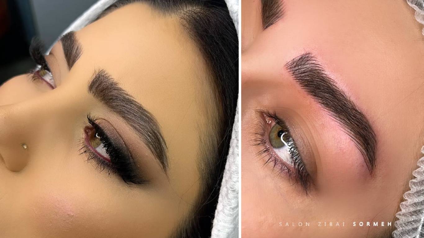 میکروبلیدینگ ابرو در رزن همدان با ناهید قراقیه‌ای